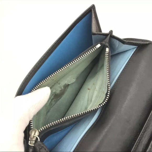 BVLGARI BVLGARI BVLGARI Leather Long Bifold Wallet - Picture 7 of 8